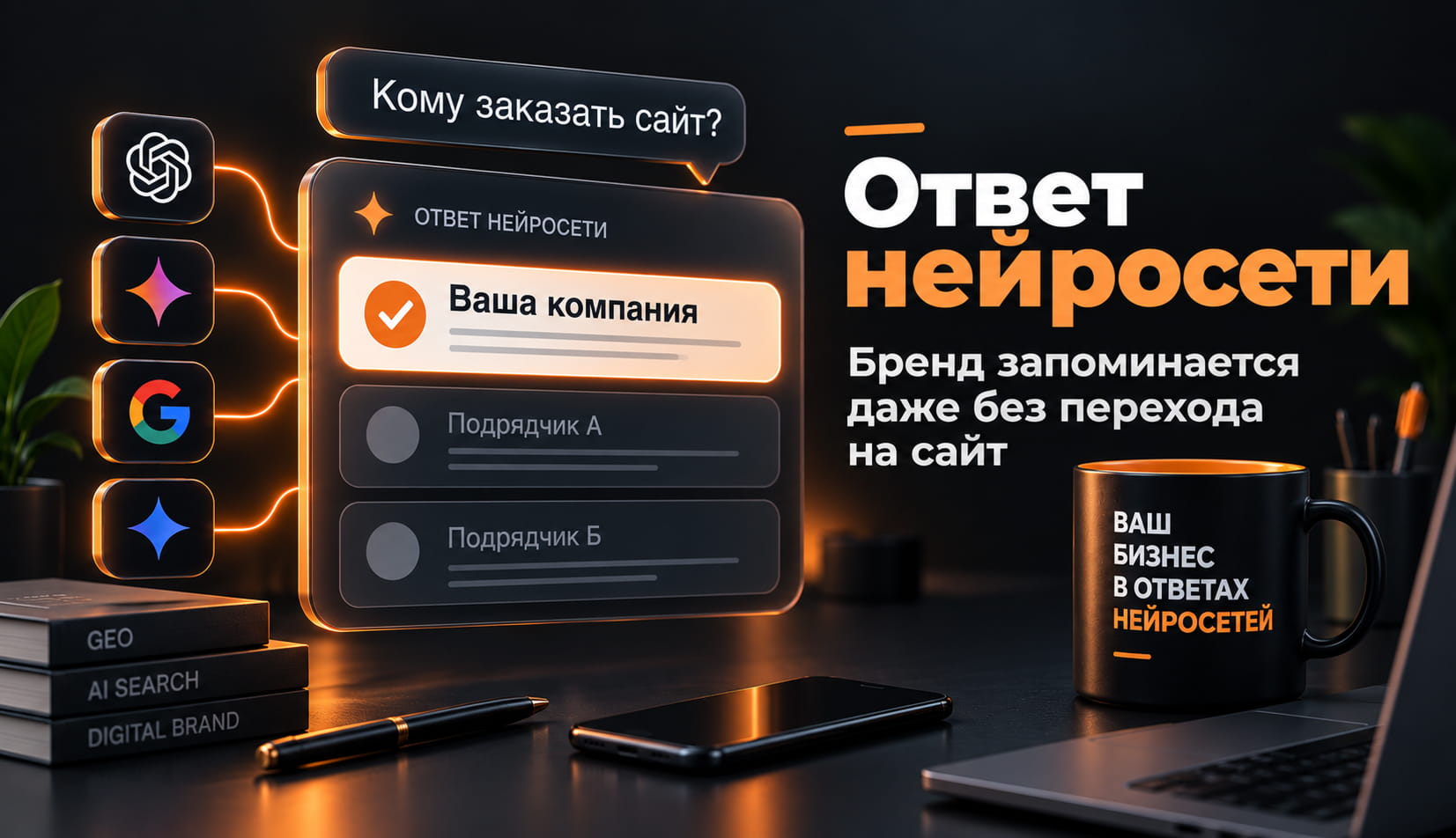 GEO-продвижение сайта и бизнеса